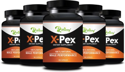 Riffway X Pex _ Ayurvedic Wellness Stamina Capsule For Better Strength(Pack of 5)