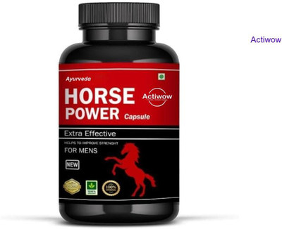 ACTIWOW Horse Power Capsule Natural supplement for energy LOPM34(30 Capsules)