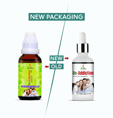 grinbizz Anti Addiction Ayurvedic Drop Help TO Stop Alcohol & Smoking | De-Addiction Drop(Pack of 5, 150 ml)