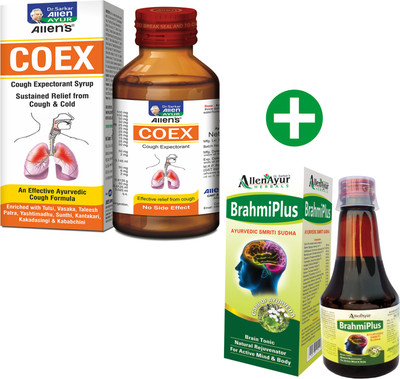 Allen's Brahmi Plus (100 ml x 2 Packs) Free Ayu. Coex 100 ml(500 ml)