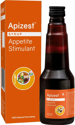 Apizest Syrup 225 ml |For boosting Healthy Appetite| Promotes weight gain(225 ml)