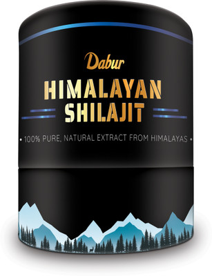 Dabur 100% Pure Himalayan Shilajit | Boosts Stamina & Immunity | Revitalises Body(10 g)