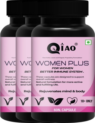 Qiao Plus Immunity Power Women Medicine Overall Cellular Health ` Immunity(Pack of 3)