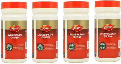 Dabur Lavanbhaskar Churna 120 GM(Pack of 4, 120 g)