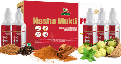 Divya Shri Ayurvedic Nasha Mukti Drop for Quitting Alcohol And Smoking Addiction killer(Pack of 5, 150 ml)