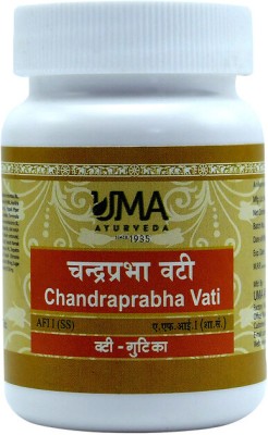 Uma Ayurveda Chandraprabha Vati Ayurvedic Tablets for General Wellness Renal Health 40 Tab(Pack of 3)