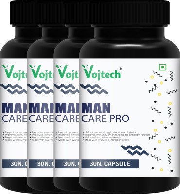 Vojtech Men Care Pro Health Power Capsule For Men ~ Good For Daily Health ~ Immunity(Pack of 4)