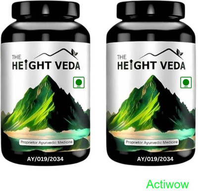 ACTIWOW Height Veda Natural Supplement for Height Growth Enhancement 2Pcs AKW1(Pack of 2, 400 g)