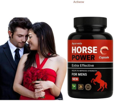 Dr.TrueSkin Horse Power Capsules Support Stamina Max Strength Libido F76(30 Capsules)