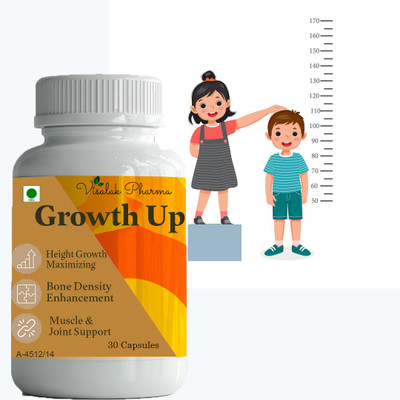 visalak pharma Growth Up CAPSULE ORIGINAL Growth Up FOR MALE & FEMALE(30 Capsules)