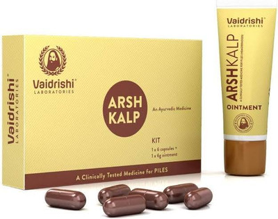 VAIDRISHI Arshkalp Kit- Pack of 1(6 Capsules, 6 g)