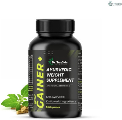 Dr.TrueSkin Weight Gainer+ Capsules Herbal Growth Tonic 90CAPS(90 Capsules)