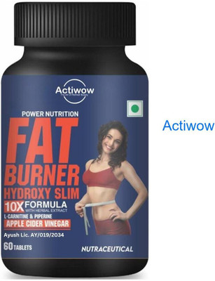 ACTIWOW Fat Burner Tablets with Green Tea Extract & Forskolin for Fat LossY01(60 Tablets)