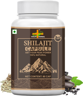 VIKJIT HERBALS SHILAJIT CAPSULES(60 Capsules)