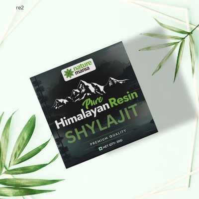 NATURE MANIA Himalayan Shilajit Resin - 30 gm | Feel Active Every Day(30 g)