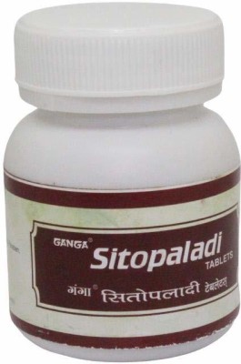 GANGA Sitopaladi Tablet Ayurvedic Medicine (50 -Tablets)