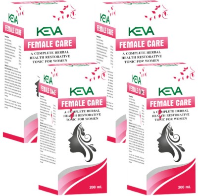 KEVA Female Care Tonic Balances Women Menstrual Disorders (Pack Of 4)(Pack of 4)