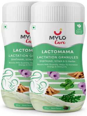 Mylo LactoMama Lactation Granules with Shatavari, Breast Milk Quality(Pack of 2, 300 g)