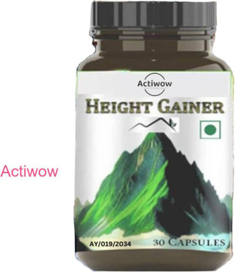 ACTIWOW Height Gainer Capsules to Strengthen Bone Structure(30 Capsules)