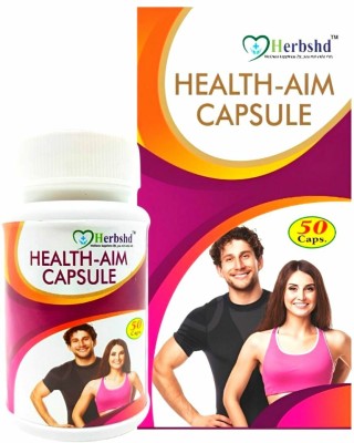 HERBSHD Health Aim 50Cap &Biswas Sanjivak Syrup 450ml For Weight Loss &Weakness (Pack-2)(Pack of 2)