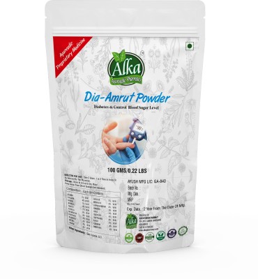 ALKA AYURVEDIC PHARMACY Dia-Amrut Powder For Diabetes or Blood Sugar Level