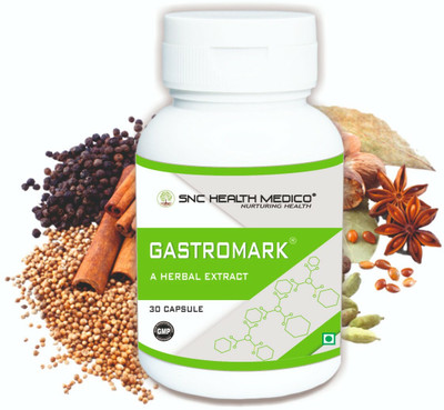 SNCHEALTHMEDICO SNC Gastromark Extract, Relieves Constipation, Acidity & Improves Digestion(30 Capsules)