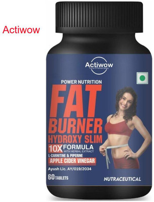ACTIWOW Fat Burner Tablets for Healthy Fat Loss and Lean BodyY01(60 Tablets)