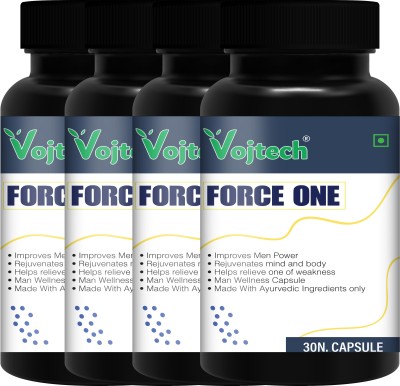 Vojtech Force One Health Power Capsules For Men \ Good For Daily Health \ Immunity(Pack of 4)