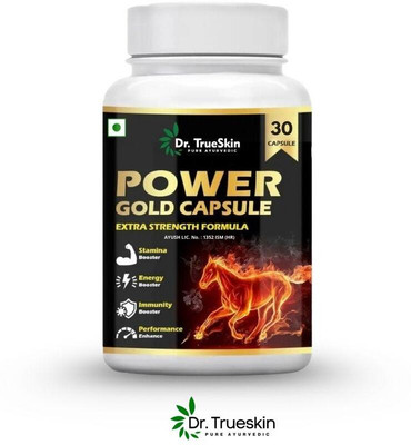Dr.TrueSkin Power Gold Ayurvedic Daily Vital Energy 30 Capsules(30 Capsules)