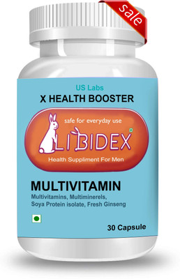US Labs Libidex Multivitamin Capsule Men by Erolabs for Stamina & Vitality(30 Capsules)