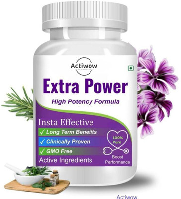 ACTIWOW Extra Power Capsules - Go the Extra Mile(30 Capsules)