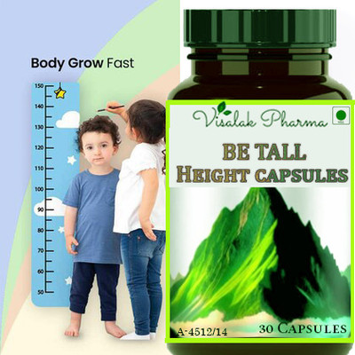 visalak pharma Be Tall tab-lets For Helps To Grow Longer & Gain Inches(30 Capsules)