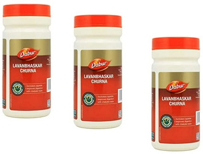 Dabur Lavan Bhaskar Churna 60gx3 Increases Appetite and Improves Digestion(Pack of 3, 180 g)