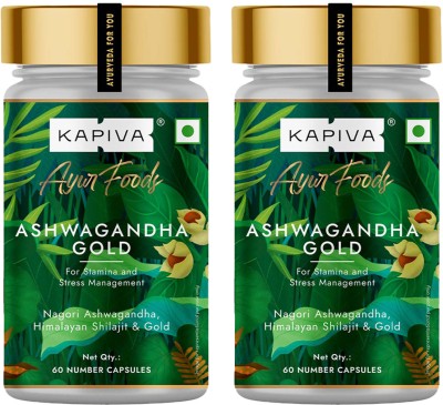 Kapiva Ashwagandha Gold Capsules(Pack of 2)