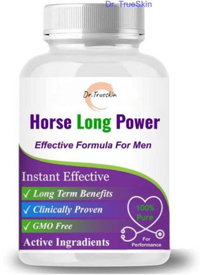 Dr.TrueSkin Horse Long Power Capsule & Oil For Enhanced Male Energy and Vigor(30 Capsules)