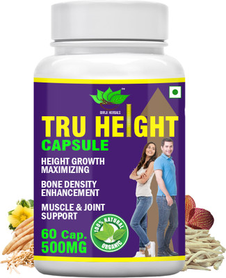 BIRJI HERBALS TRU HEIGHT CAPSULES (500mg)(60 Capsules)
