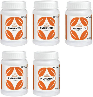 CHARAK Pigmento Tablets (60 tablet Each Pack)(Pack of 5, 300 Tablets)