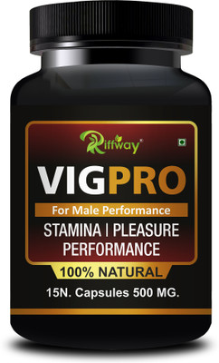 Riffway Vig Pro _ Herbal Formulation Stamina Capsule For Better Strength(15 Capsules)