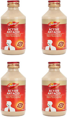 Dabur Active Antacid for Acidity & Gas(Pack of 4, 170 ml)