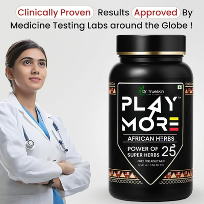 Dr.TrueSkin Play More Powder Herbal Lovers – Stamina & Strength Support for Overall Wellness(150 g)