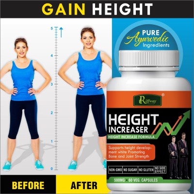 Riffway Height Increaser Formula Helps To Speed Up Grow Taller In All Ages