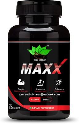 BIRJI HERBALS MAXX AYURVEDIC CAPSULE 60VEG CAPSULES pack of 1