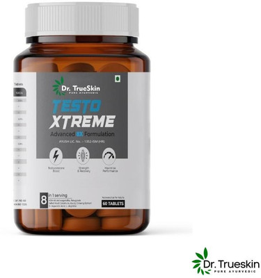 Dr.TrueSkin Testo Xtreme with herbal stamina recovery blend(60 Tablets)