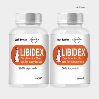 ACTIWOW Libidex Capsules - 30-Day Vitality & Stamina Formula FR143RC(Pack of 2, 60 Capsules)