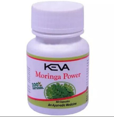 KEVA Moringa Power capsules Pack of 2(Pack of 2, 60 Capsules)