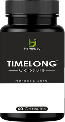 Herbal Joy Timelong Capsule | Herbal man power capsule | Ultimate performance only for Man(60 Capsules)