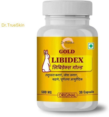 Dr.TrueSkin Libidex Gold Capsules Natural Max Strength Support Energy(30 Capsules)