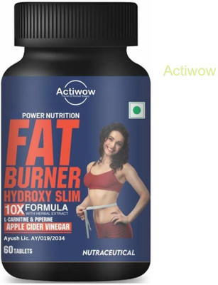 ACTIWOW Fat Burner Tablets for Fast Weight Loss & Appetite ControlY01(60 Tablets)