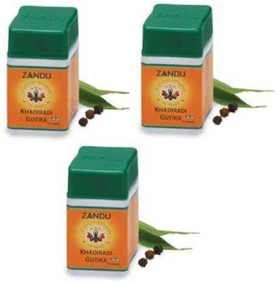 ZANDU Khadiradi Gutika 70 tab(Pack of 3)