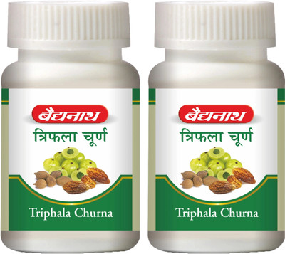 Baidyanath Triphala Churna, Improves Bowel Movement & Indigestion, Constipation and Digestive Disorders | Effective in Tridoshashamak and Eye disorders | Pack of 2(Pack of 2, 480 g)